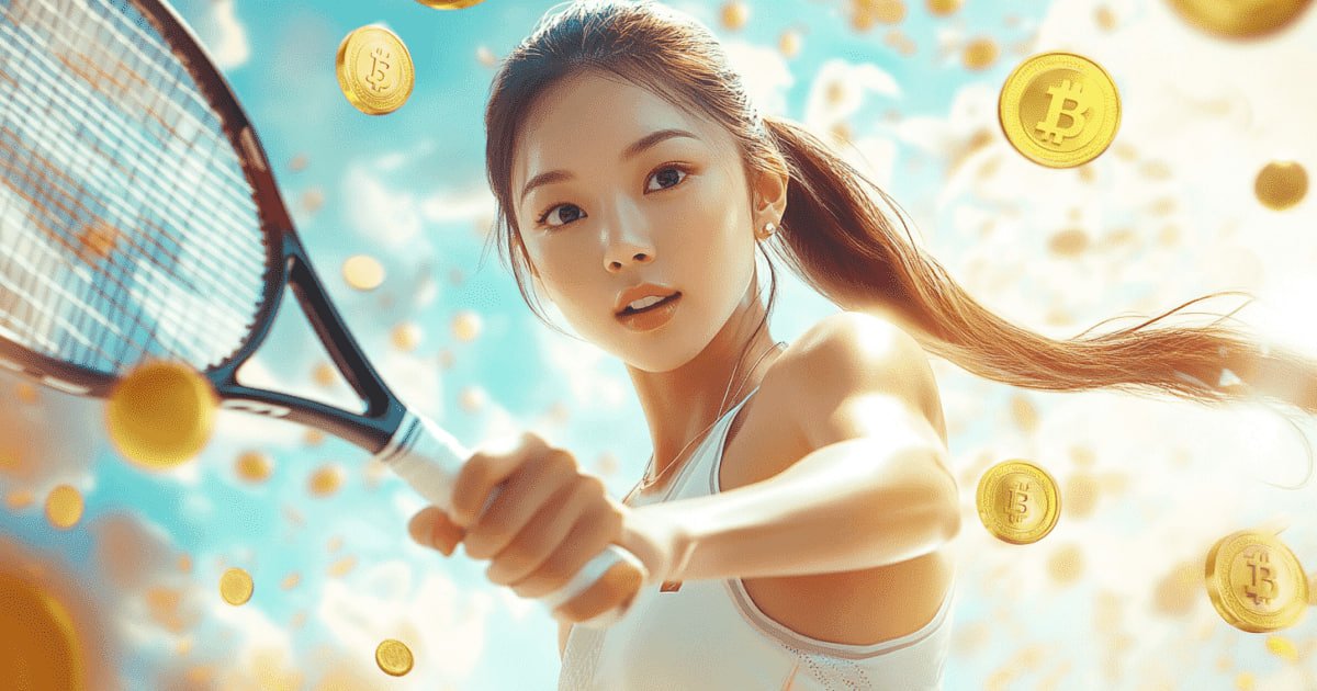 Responsible gaming reminder beside n999 virtual tennis content for adults